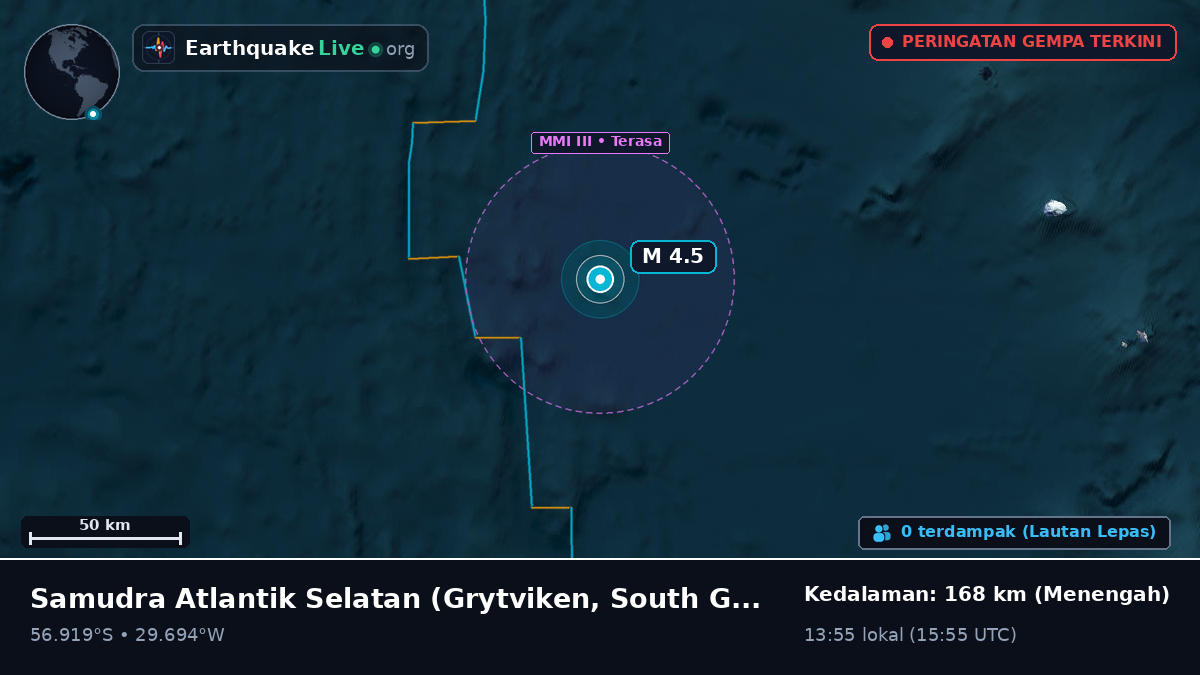 Samudra Atlantik Selatan (South Georgia and the Islands)