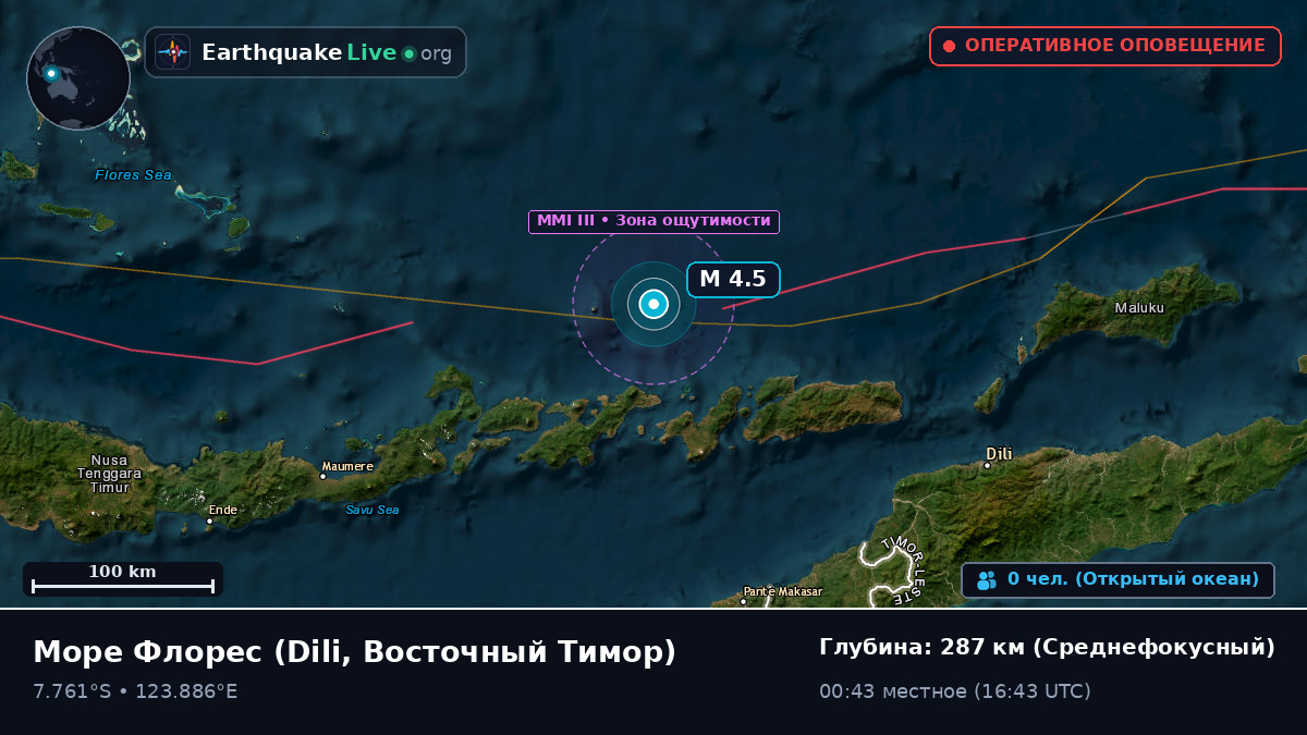 Море Флорес (Восточный Тимор)