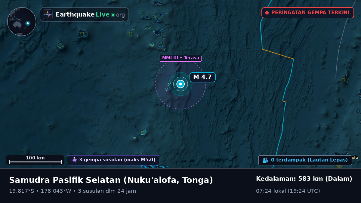 Samudra Pasifik Selatan (Tonga)