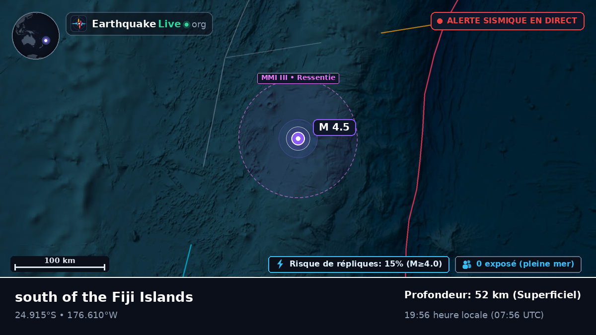 Océan Pacifique Sud (Tonga)