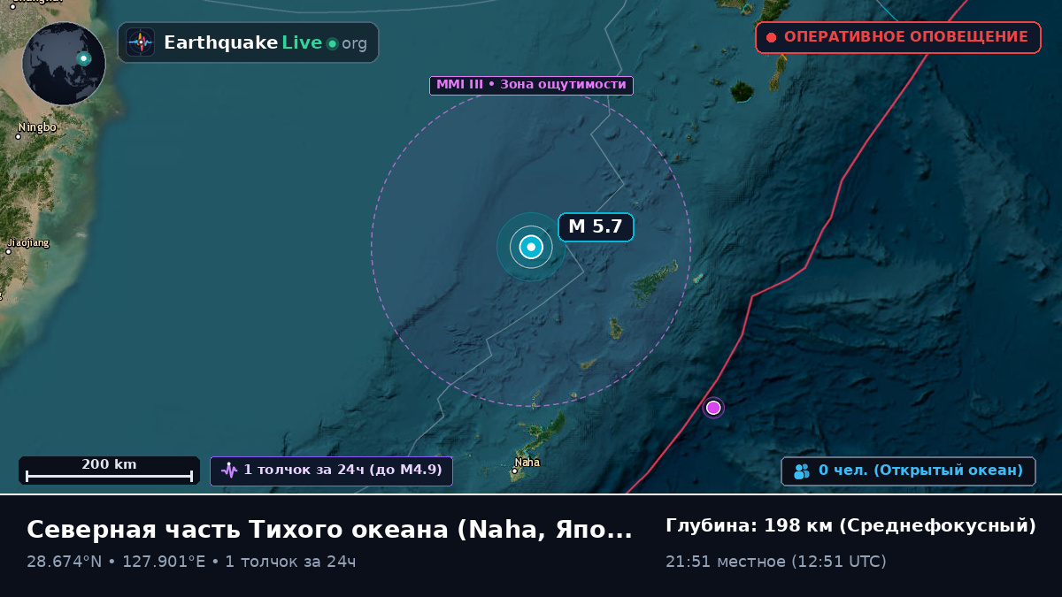 Северная часть Тихого океана (Япония)