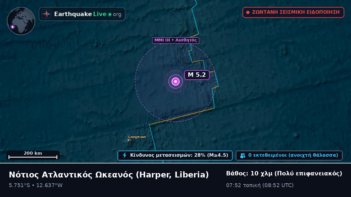 Νότιος Ατλαντικός Ωκεανός (Liberia)