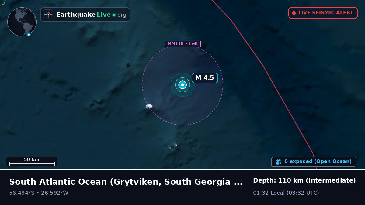 South Atlantic Ocean (South Georgia and the Islands)
