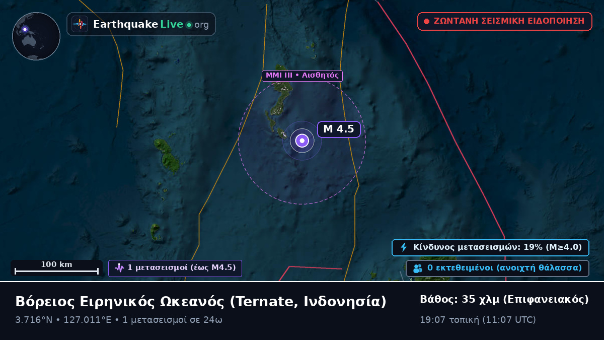 Βόρειος Ειρηνικός Ωκεανός (Ινδονησία)