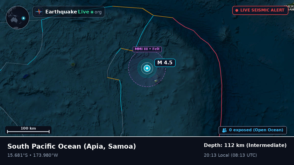 South Pacific Ocean (Samoa)