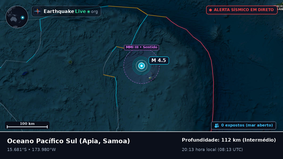 Oceano Pacífico Sul (Samoa)