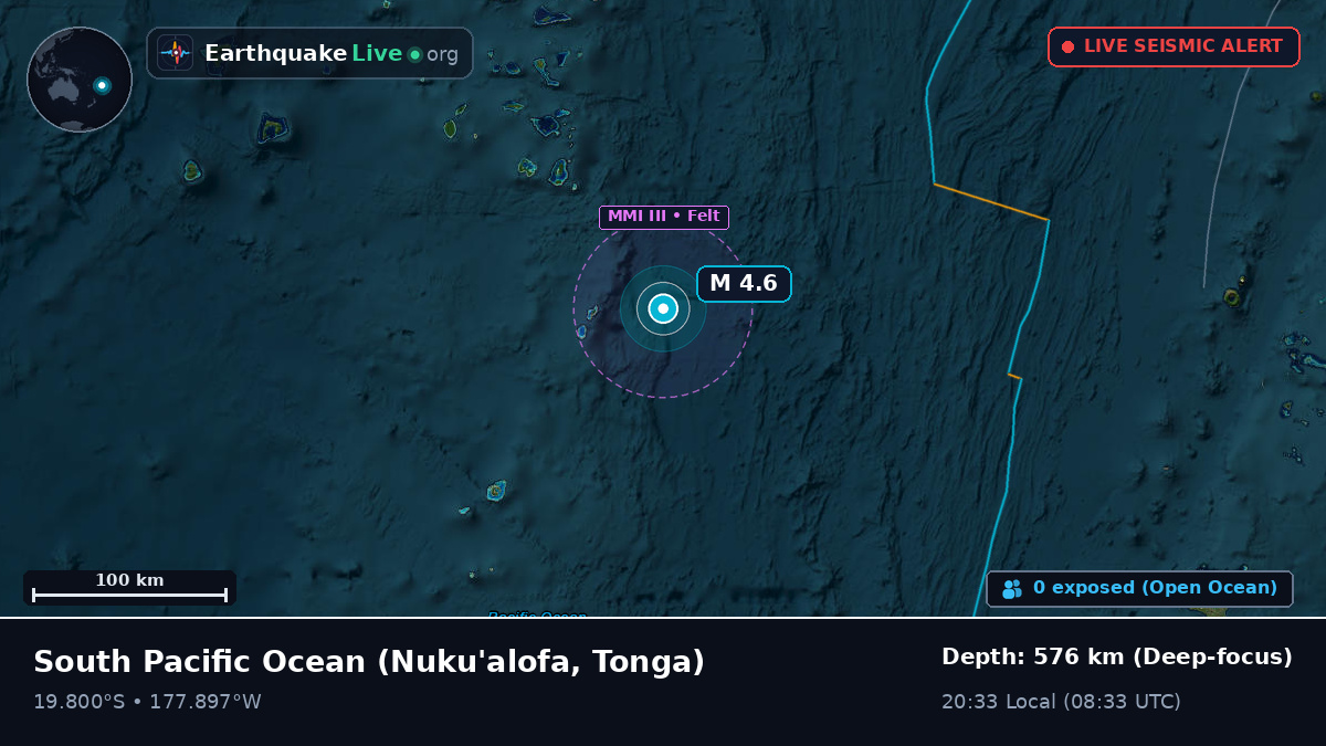 South Pacific Ocean (Tonga)