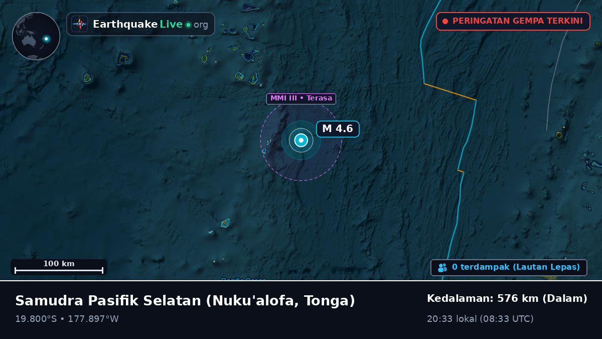 Samudra Pasifik Selatan (Tonga)