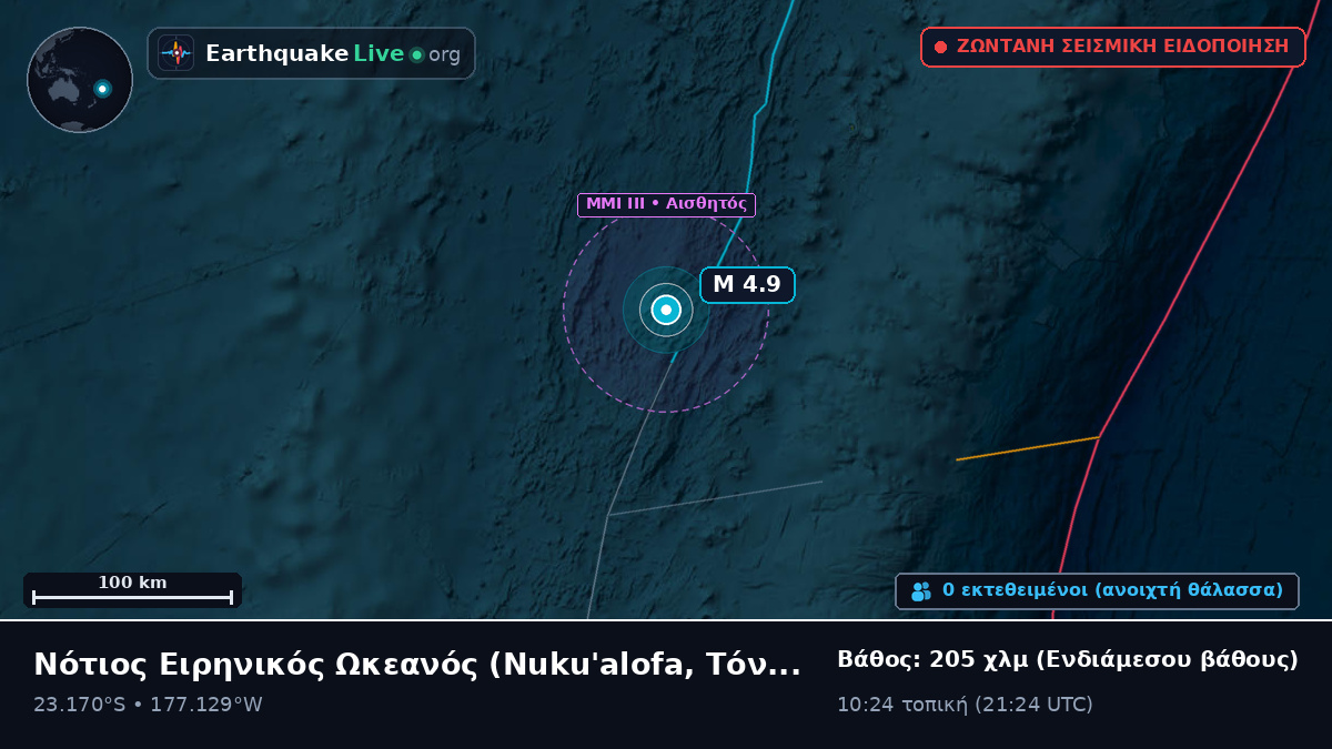 Νότιος Ειρηνικός Ωκεανός (Τόνγκα)