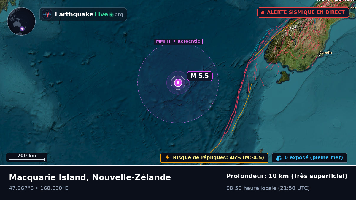 Océan Pacifique Sud (Nouvelle-Zélande)