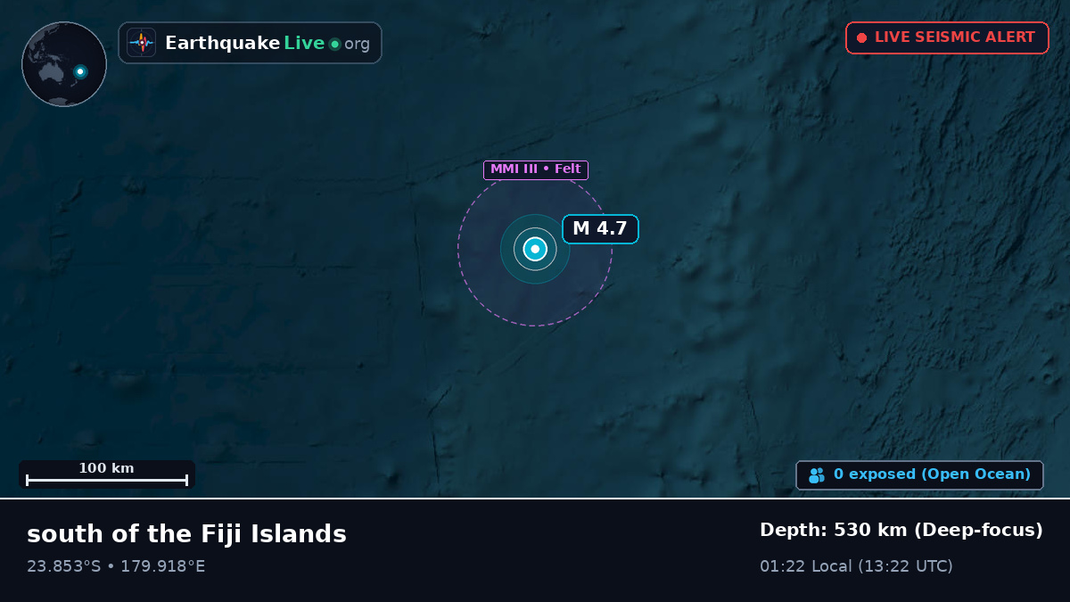 South Pacific Ocean (Tonga)