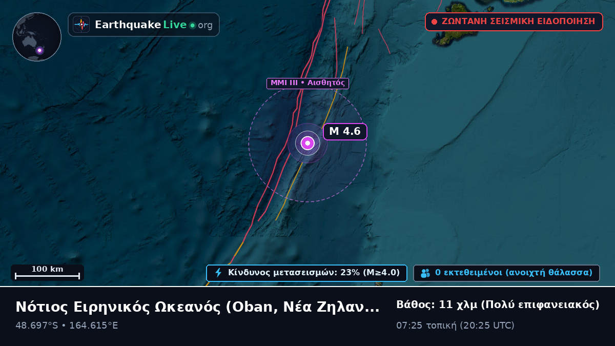 Νότιος Ειρηνικός Ωκεανός (Νέα Ζηλανδία)