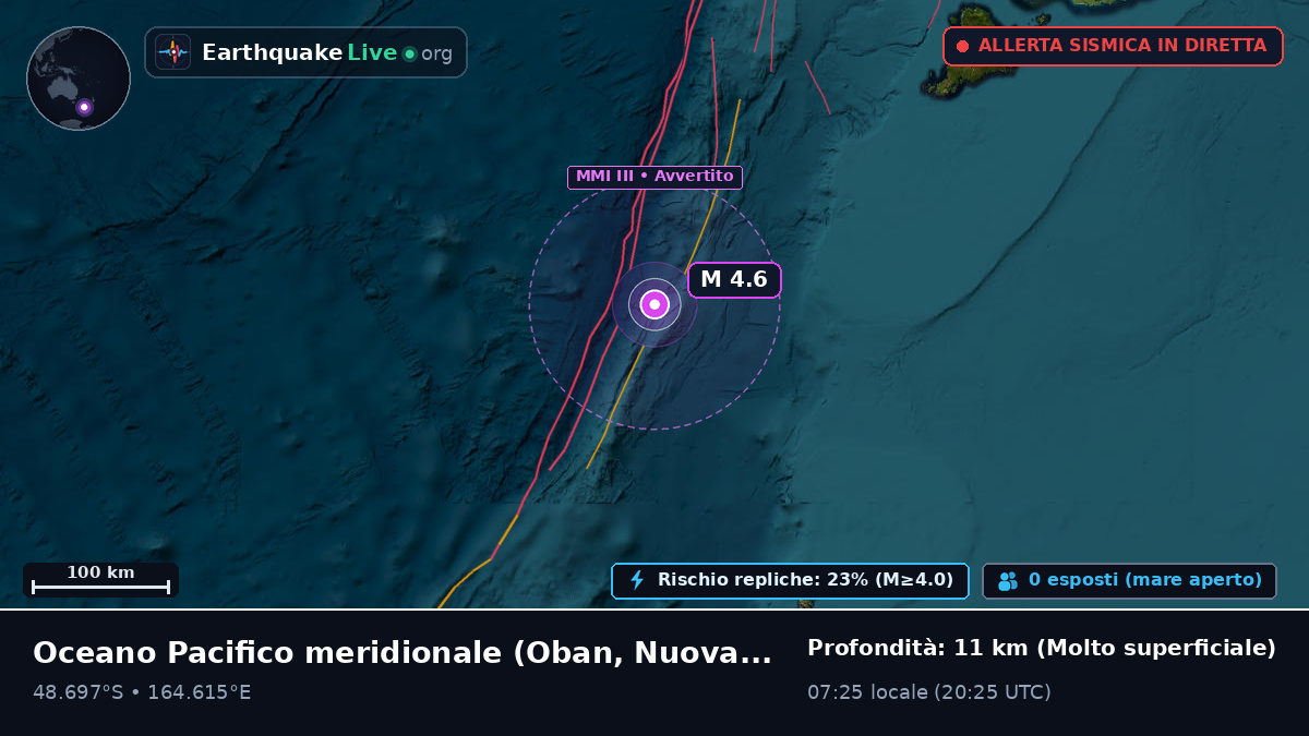 Oceano Pacifico meridionale (Nuova Zelanda)