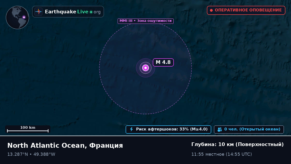 Северная часть Атлантического океана (Франция)