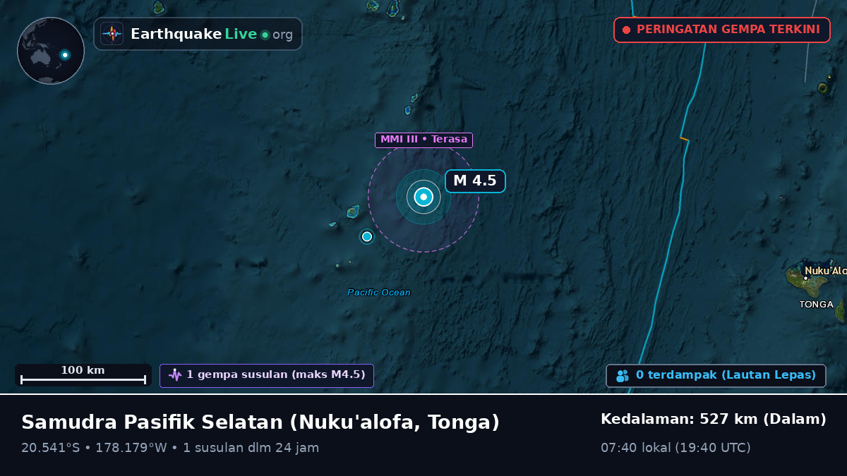 Samudra Pasifik Selatan (Tonga)