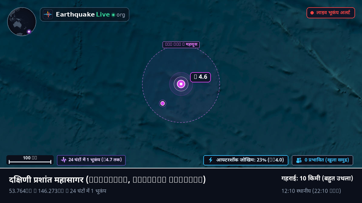 दक्षिणी प्रशांत महासागर (Chatham Islands)