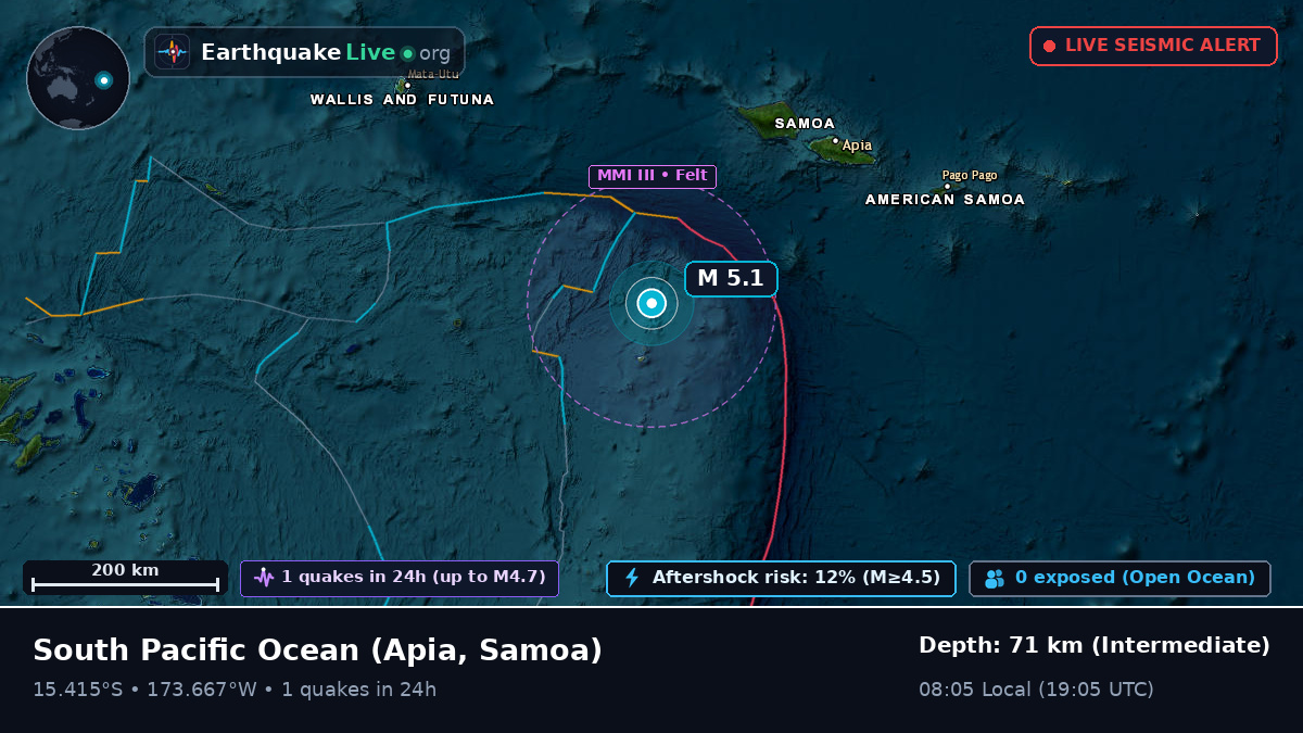 South Pacific Ocean (Samoa)