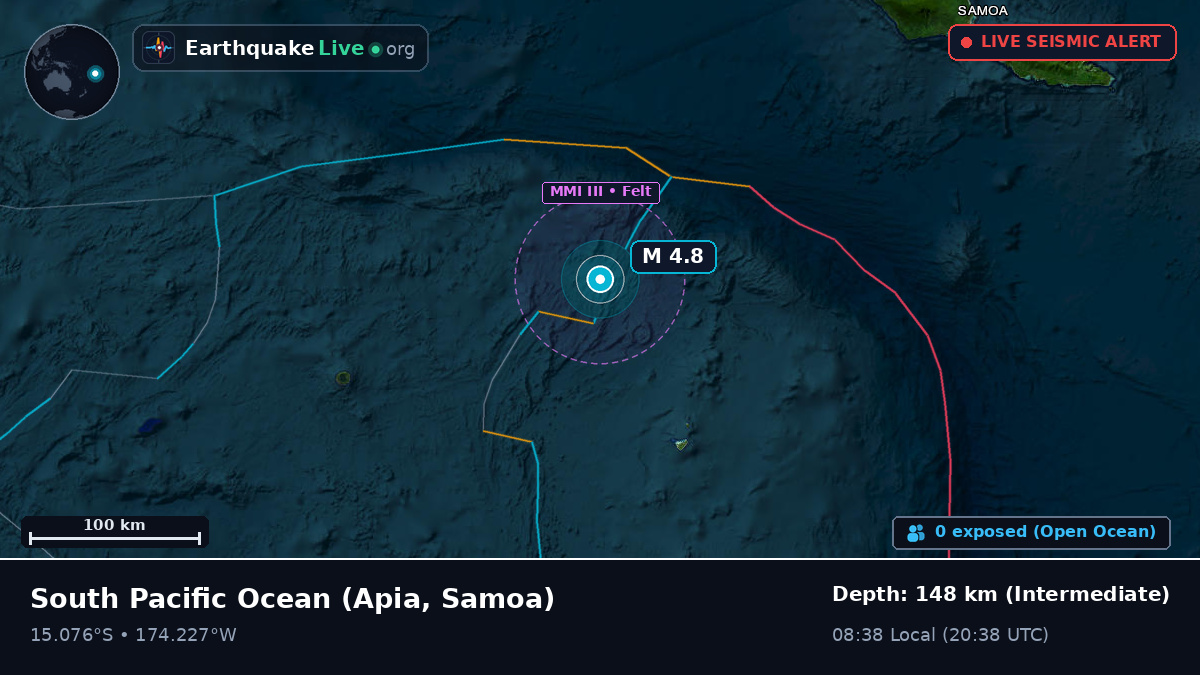 South Pacific Ocean (Samoa)