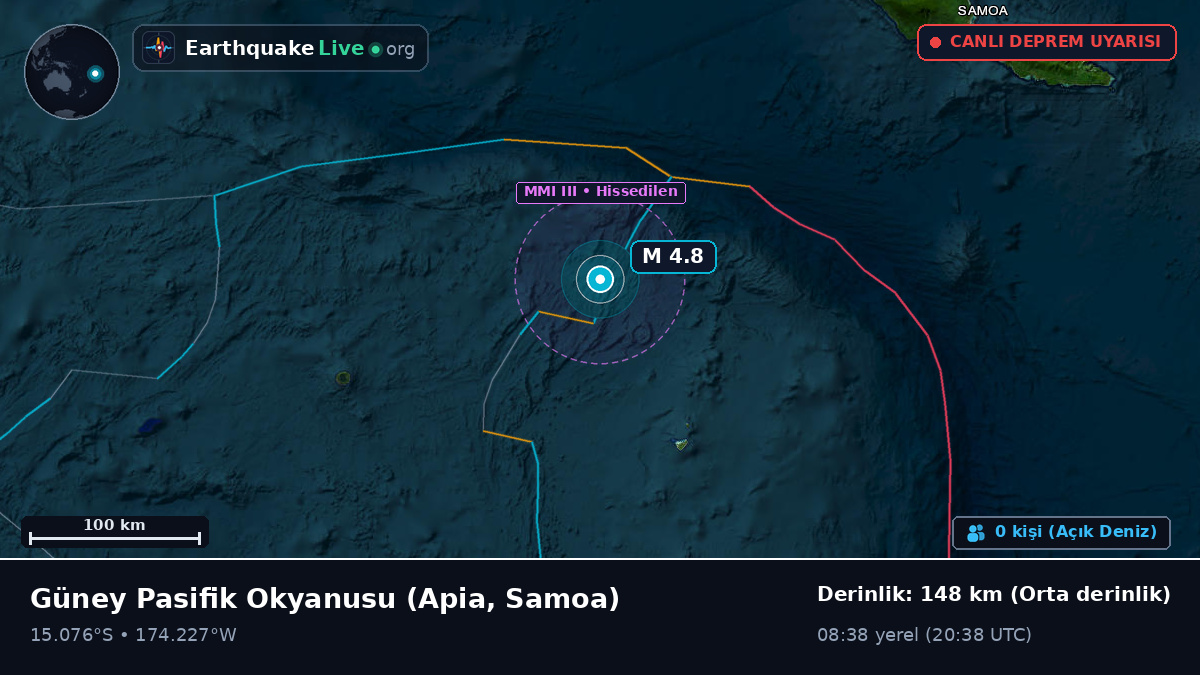 Güney Pasifik Okyanusu (Samoa)