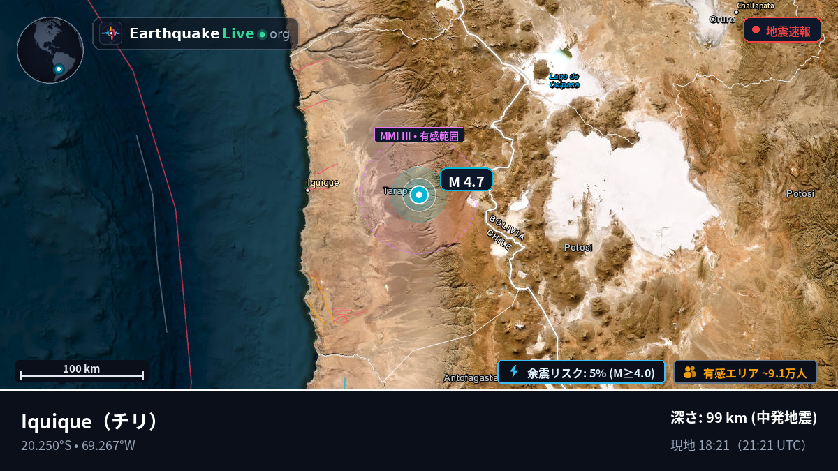 Tarapacá, チリ
