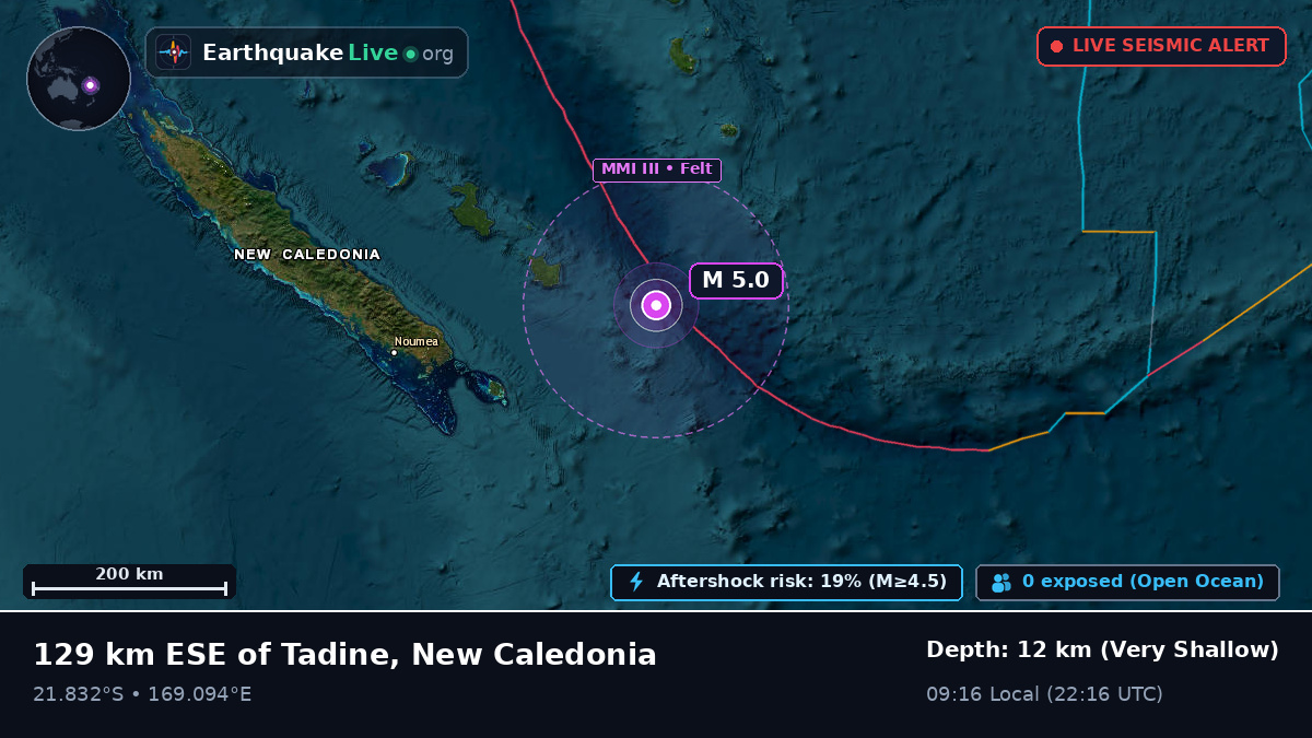 South Pacific Ocean (New Caledonia)