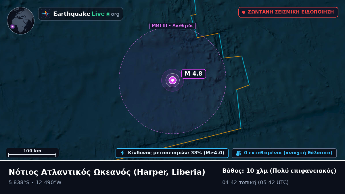 Νότιος Ατλαντικός Ωκεανός (Liberia)