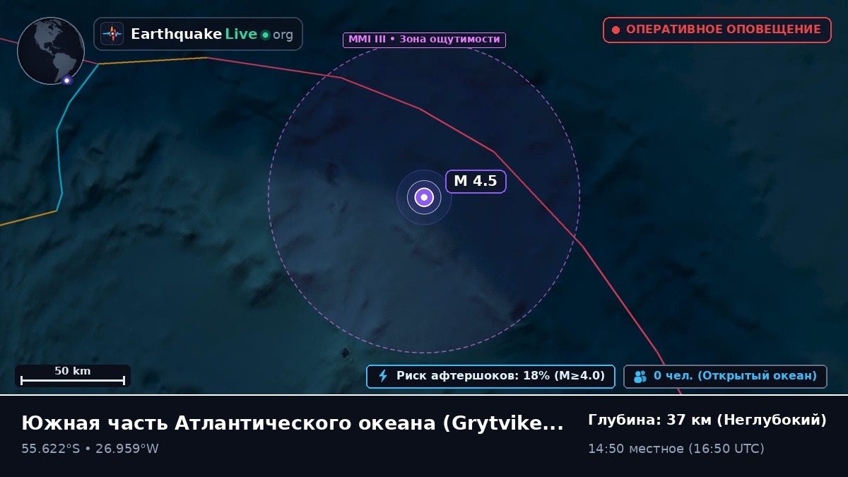 Южная часть Атлантического океана (South Georgia and the Islands)