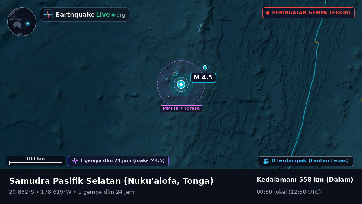 Samudra Pasifik Selatan (Tonga)