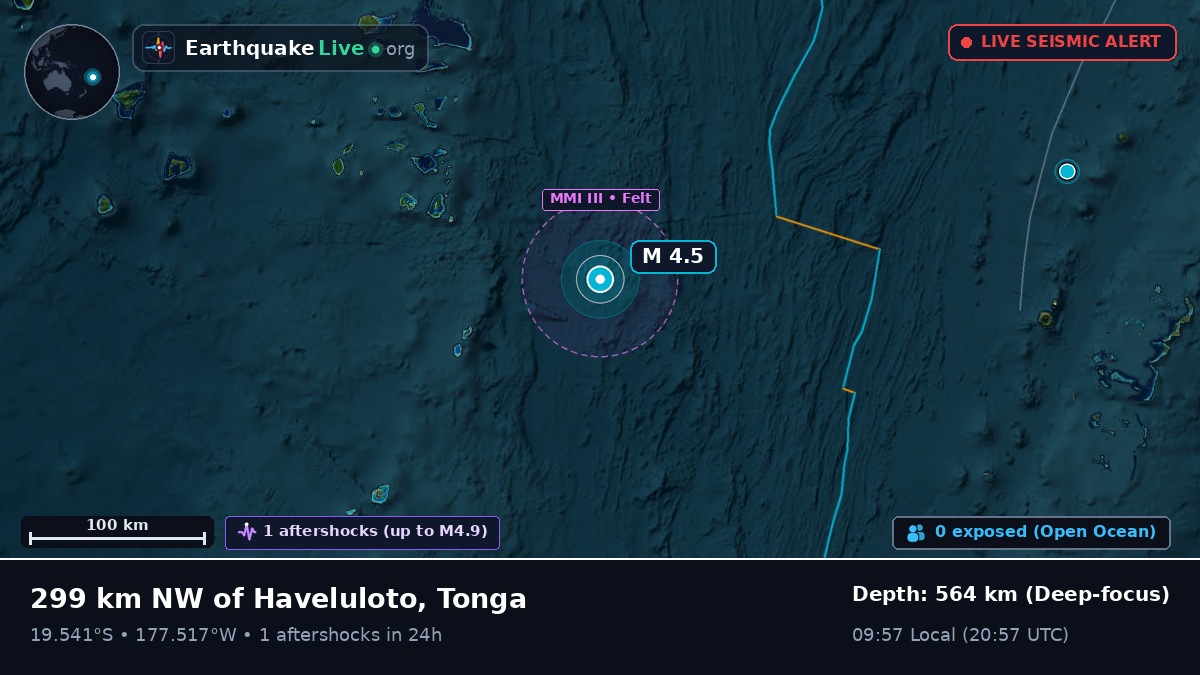 South Pacific Ocean (Tonga)