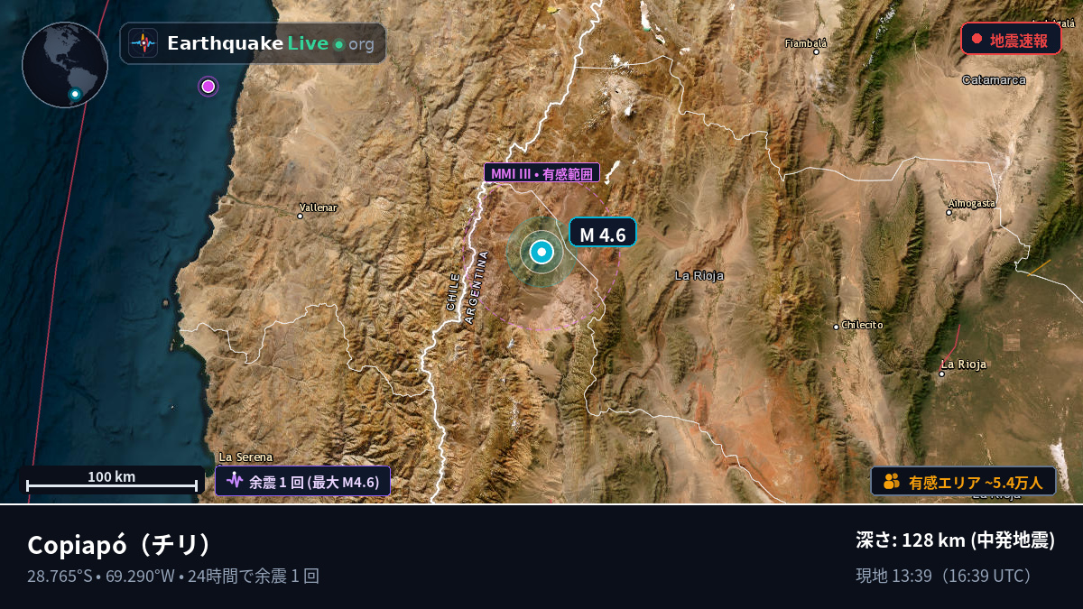 Atacama, チリ