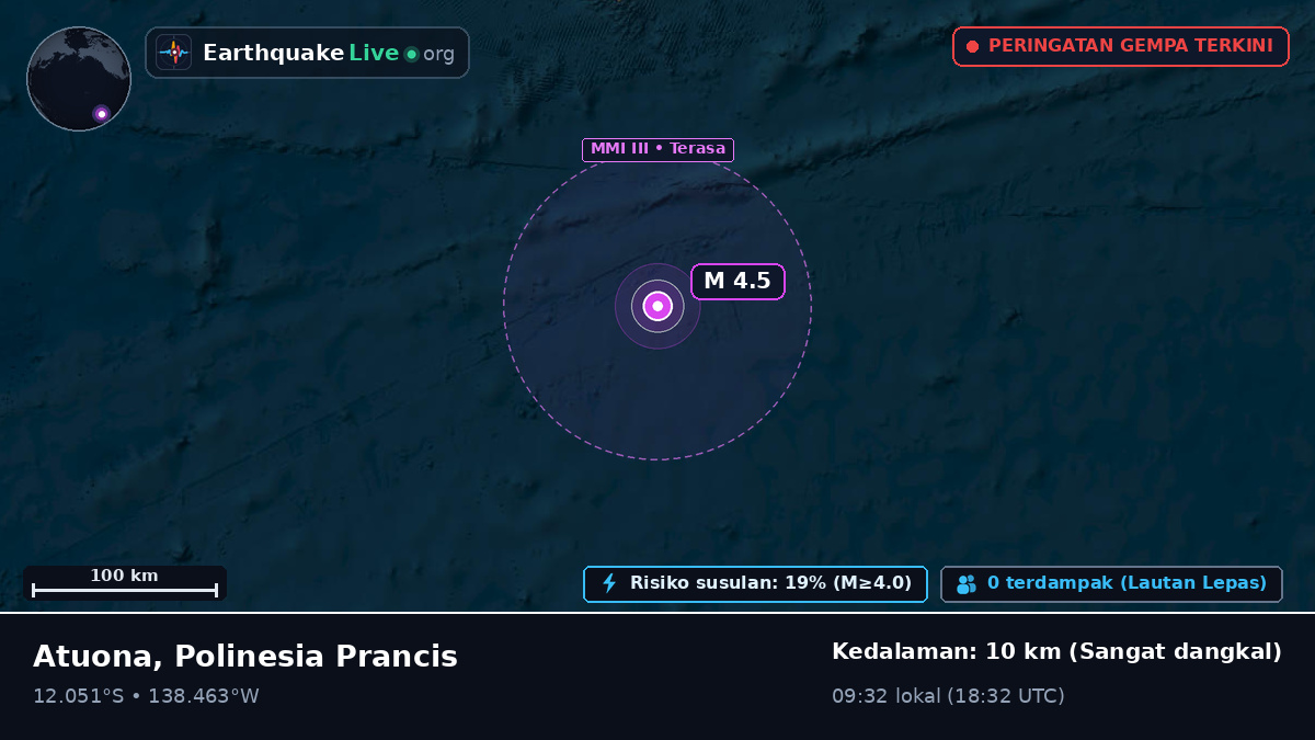 Samudra Pasifik Selatan (Polinesia Prancis)