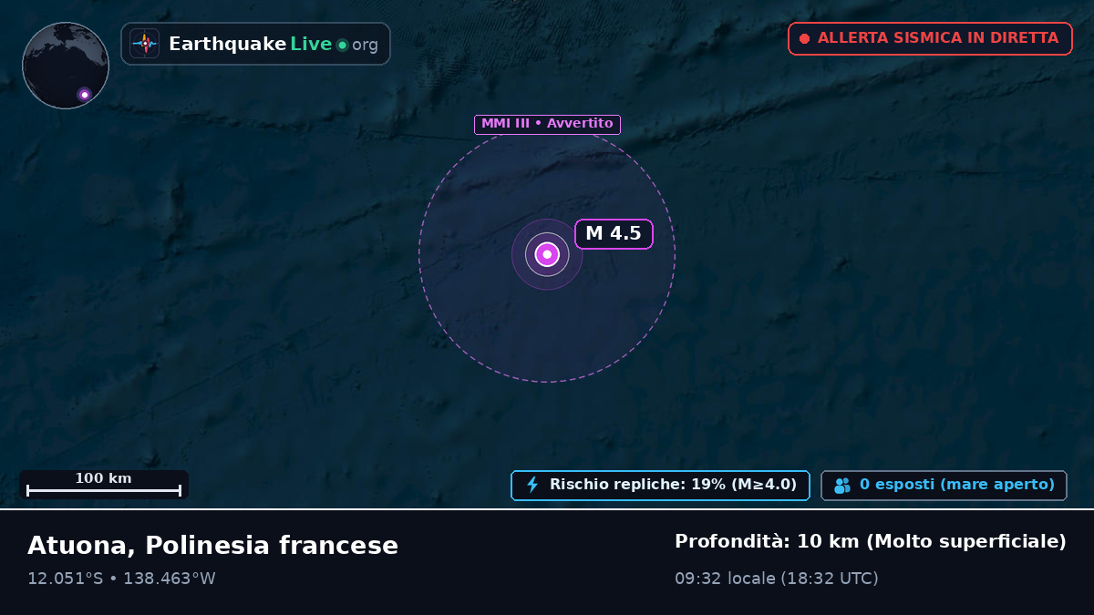 Oceano Pacifico meridionale (Polinesia francese)
