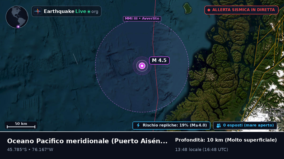 Oceano Pacifico meridionale (Cile)