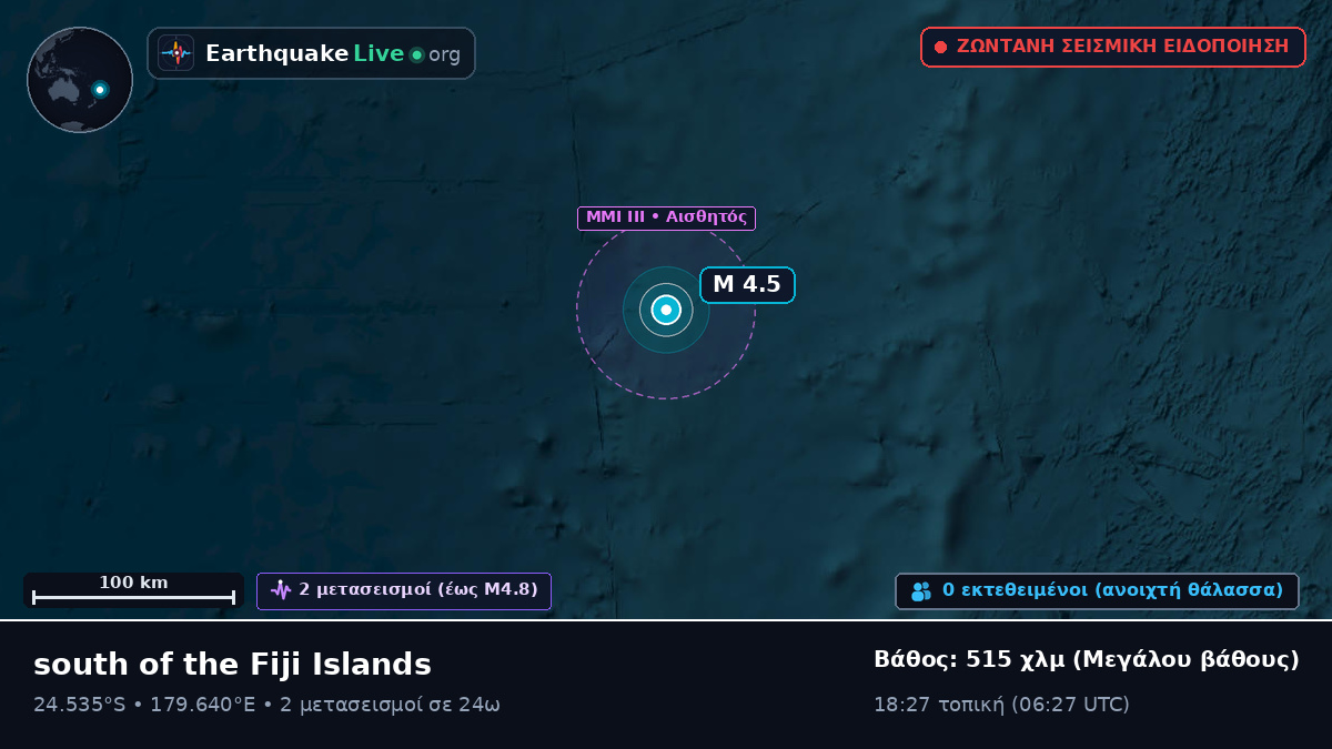 Νότιος Ειρηνικός Ωκεανός (Kermadec Islands)