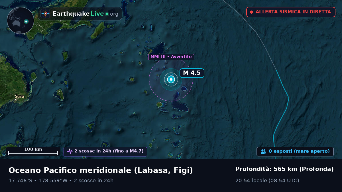 Oceano Pacifico meridionale (Figi)