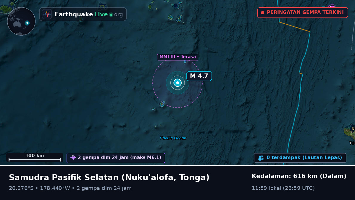 Samudra Pasifik Selatan (Tonga)