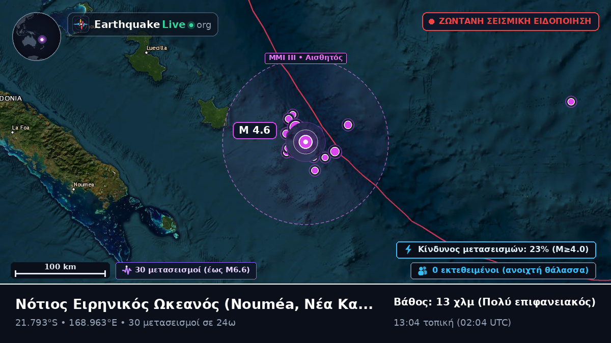 Νότιος Ειρηνικός Ωκεανός (Νέα Καληδονία)