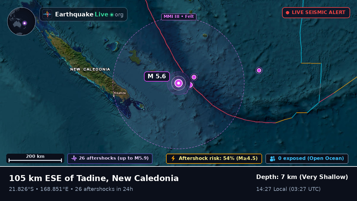 South Pacific Ocean (New Caledonia)