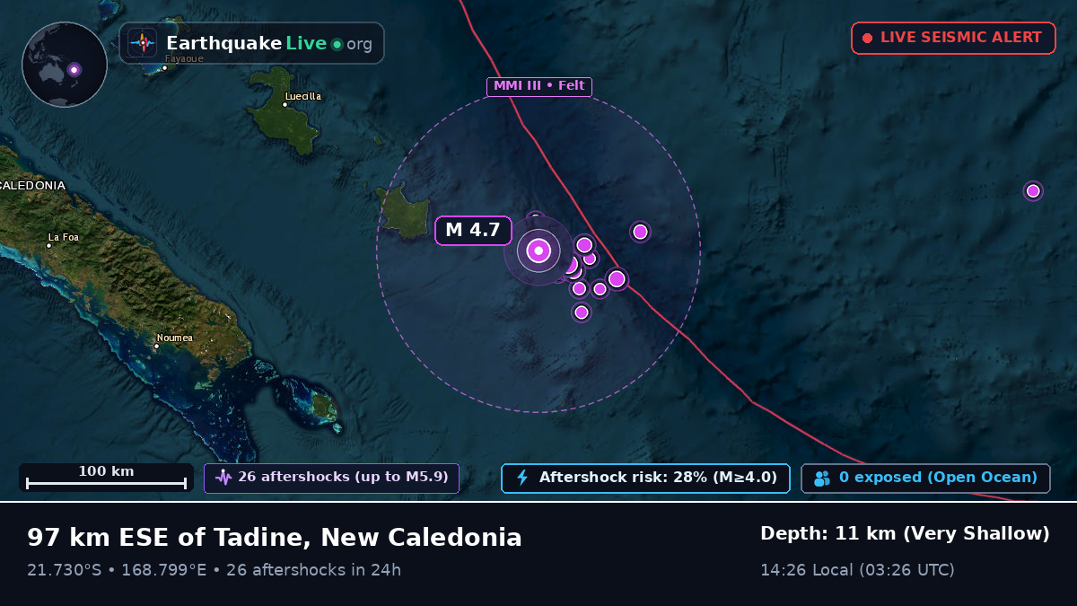 South Pacific Ocean (New Caledonia)