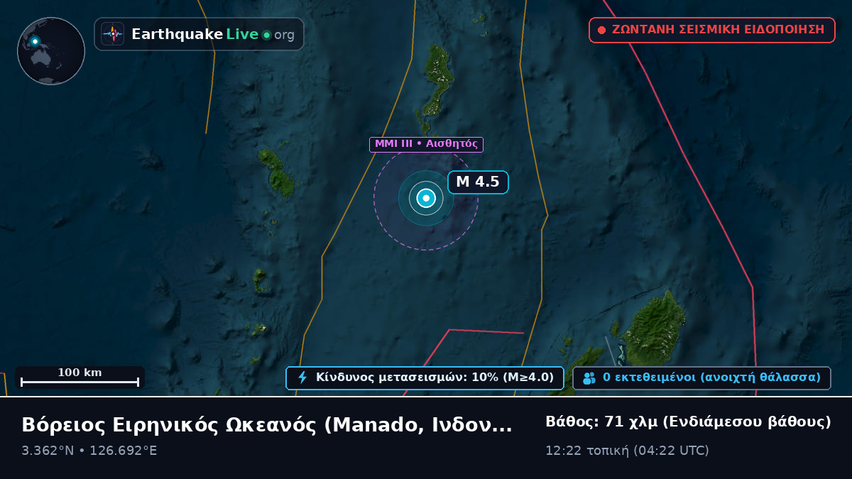 Βόρειος Ειρηνικός Ωκεανός (Ινδονησία)