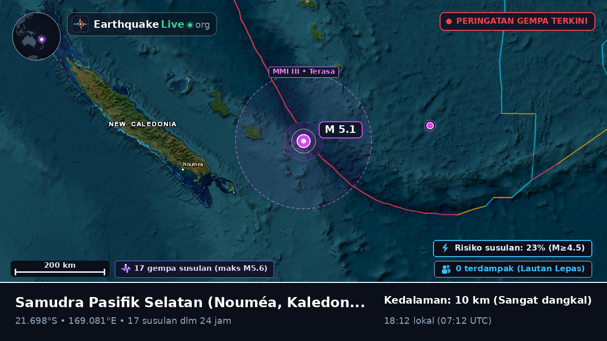 Samudra Pasifik Selatan (Kaledonia Baru)