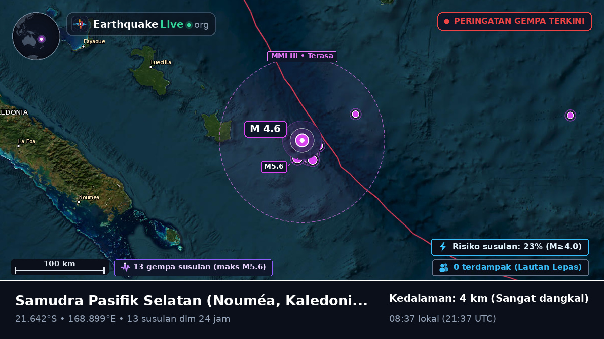 Samudra Pasifik Selatan (Kaledonia Baru)