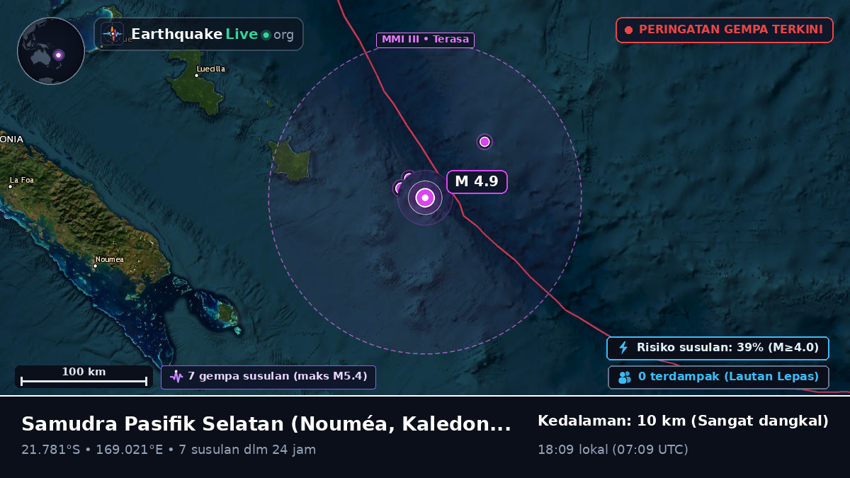 Samudra Pasifik Selatan (Kaledonia Baru)