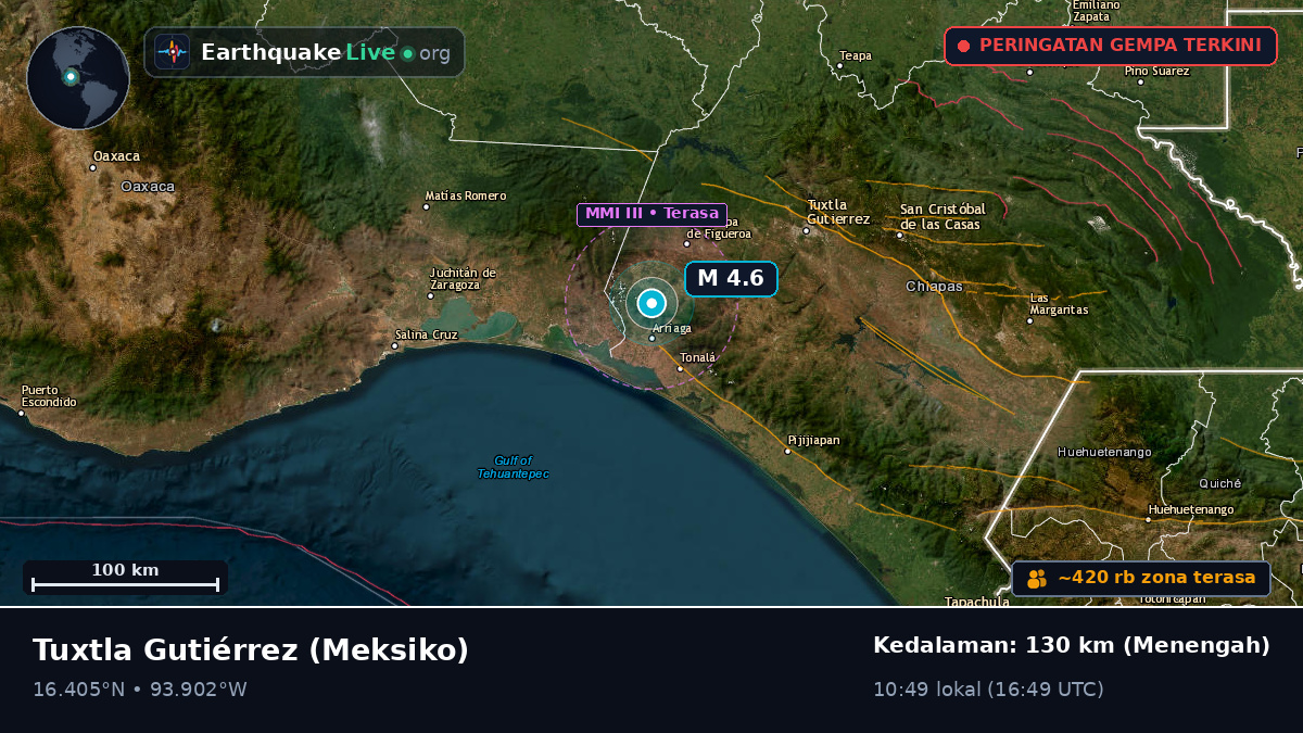 Chiapas, Meksiko
