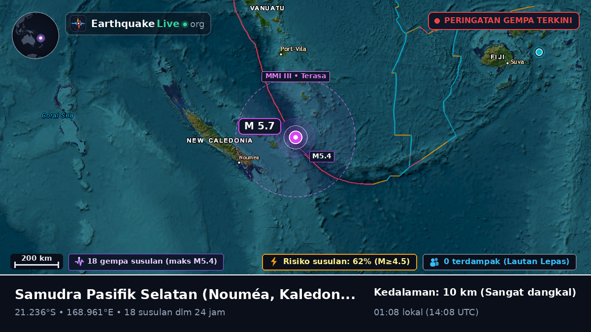 Samudra Pasifik Selatan (Kaledonia Baru)