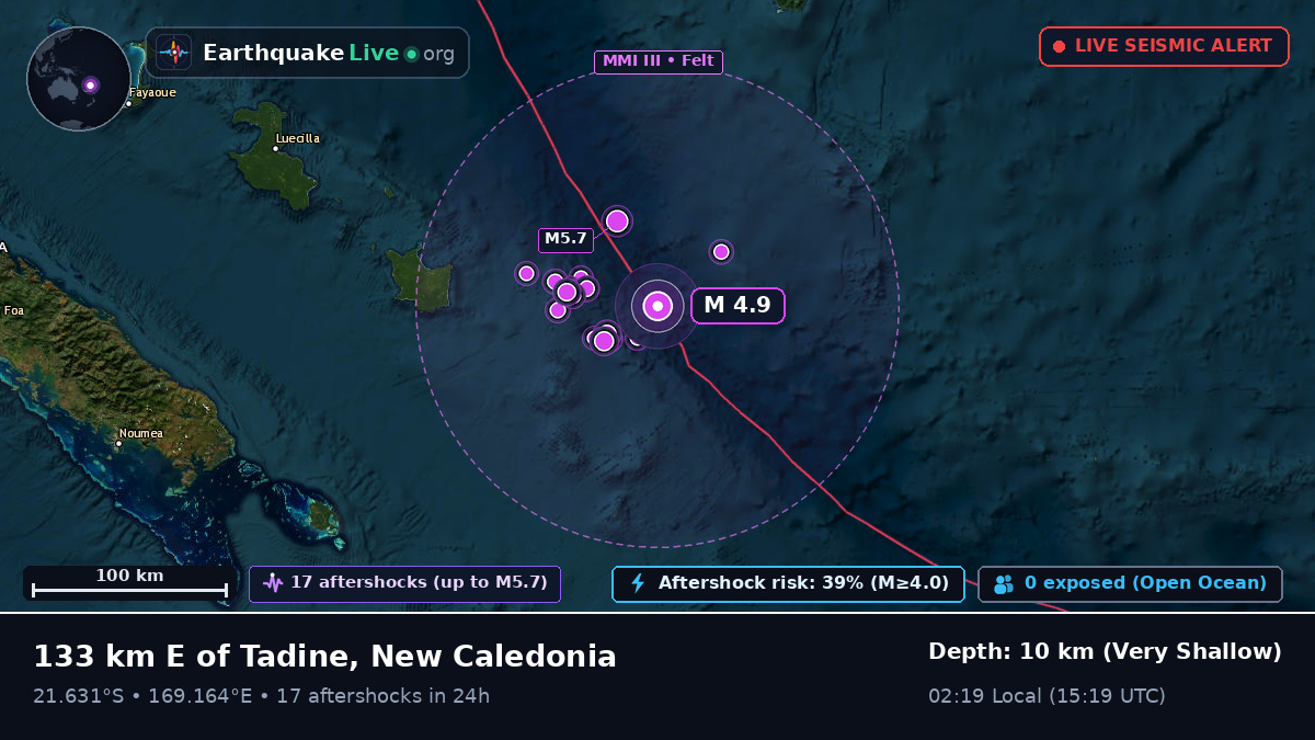South Pacific Ocean (New Caledonia)