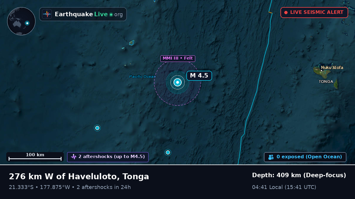 South Pacific Ocean (Tonga)