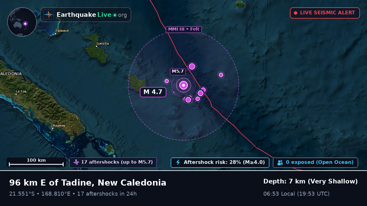 South Pacific Ocean (New Caledonia)