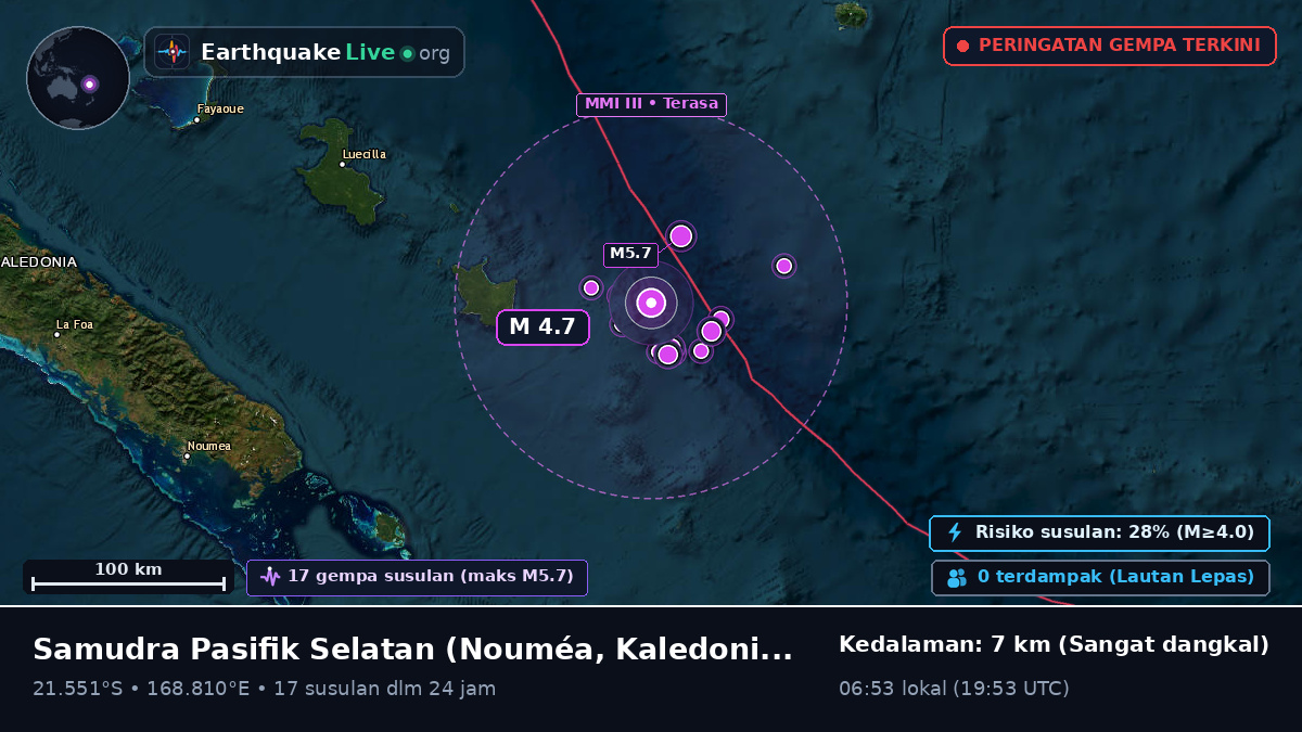 Samudra Pasifik Selatan (Kaledonia Baru)