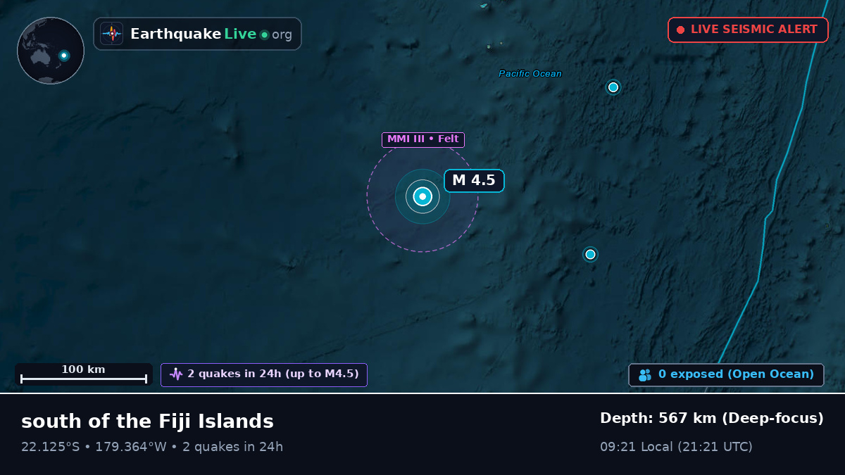 South Pacific Ocean (Tonga)